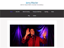 Tablet Screenshot of jerrywaxler.com